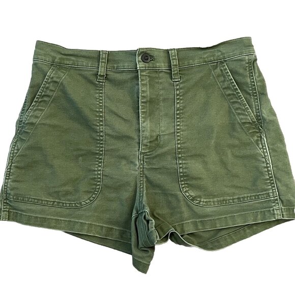 Madewell Pants - Madewell Women’s The Perfect Vintage Fatigue Short Size 29 Olive Green Chino